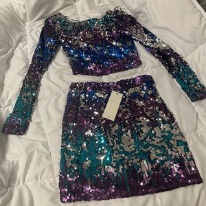 Two Piece Sequin Set